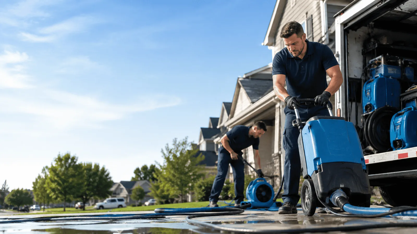 Dehumidification being performed in Saint Francisville, LA